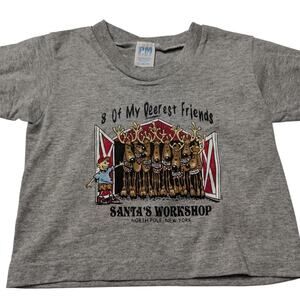 Santa's Workshop North Pole NY Size 12 Months T-Shirt